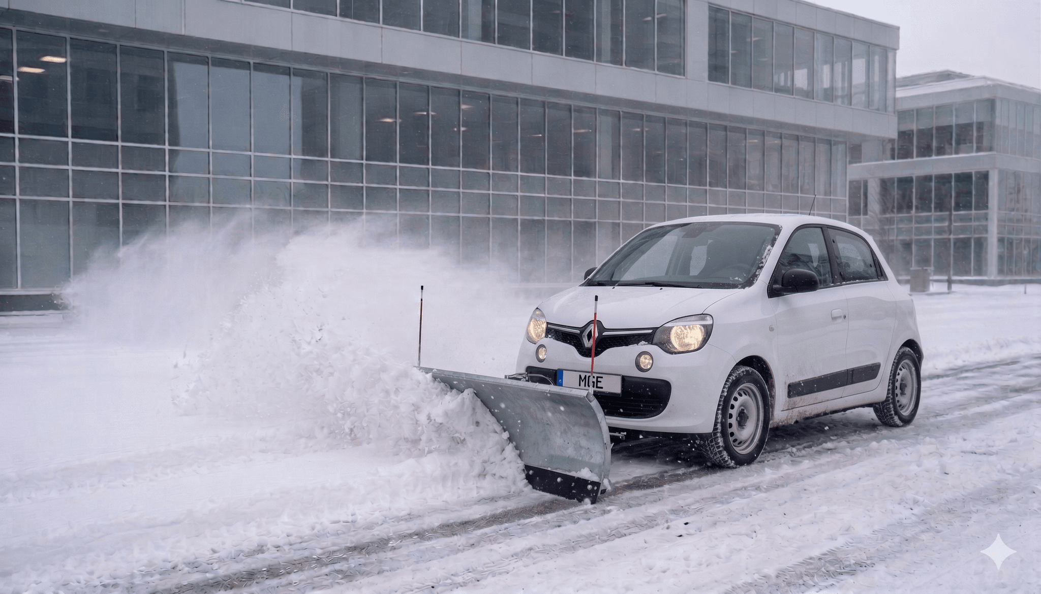 Schneeräumung Salzgitter — Professionelle Schneeräumung mit Räumfahrzeug